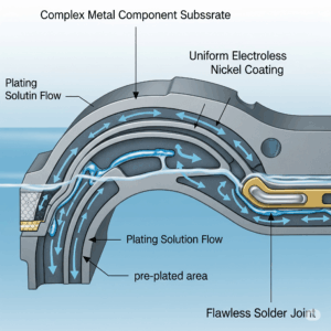 Nichelatura chimica per saldabilità migliorata