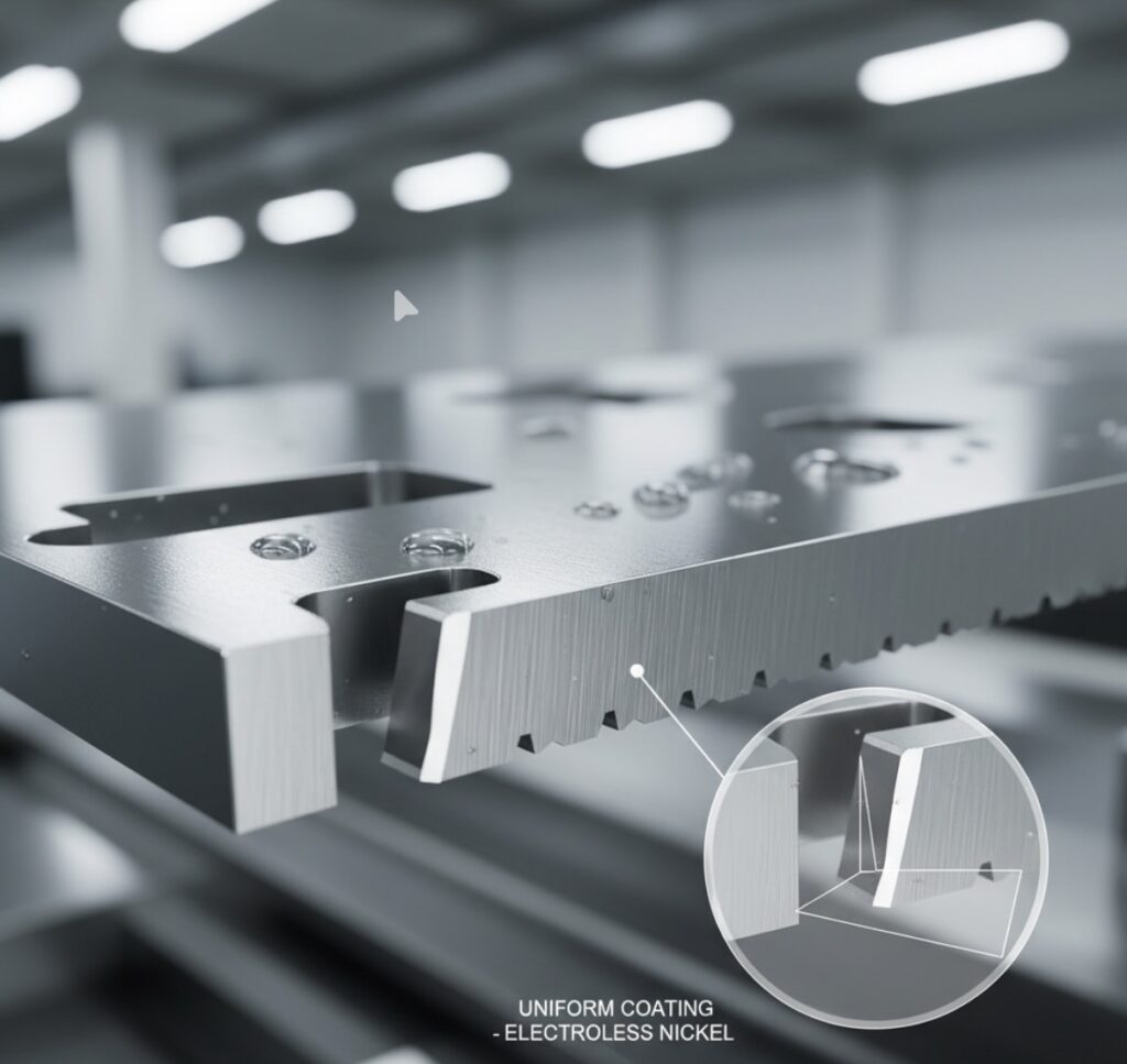 Nichelatura chimica su lame industriali 1